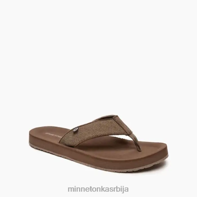 Minnetonka мушкарци браон вресак 2 обућа T0JBP445
