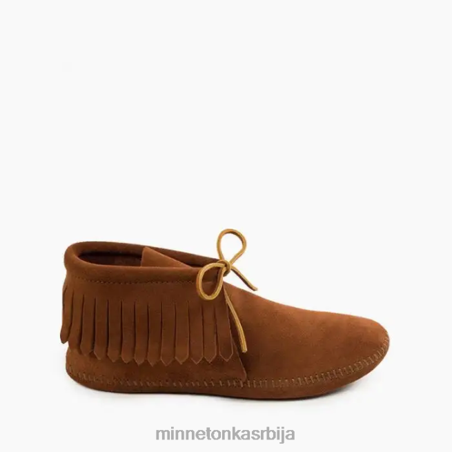 Minnetonka мушкарци браон класичне чизме са ресама са меким ђоном обућа T0JBP443