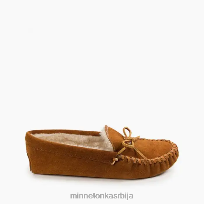 Minnetonka мушкарци браон меки ђон обложен хрпом обућа T0JBP412