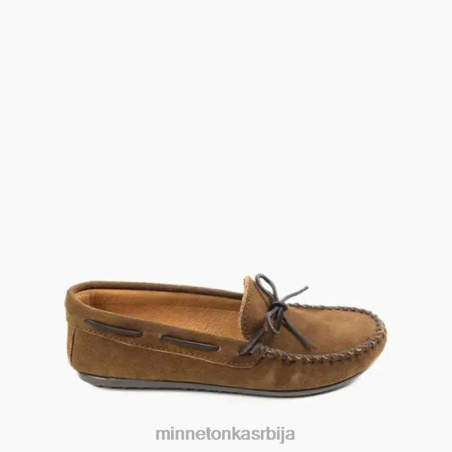 Minnetonka мушкарци прашњаво браон класични моц обућа T0JBP329