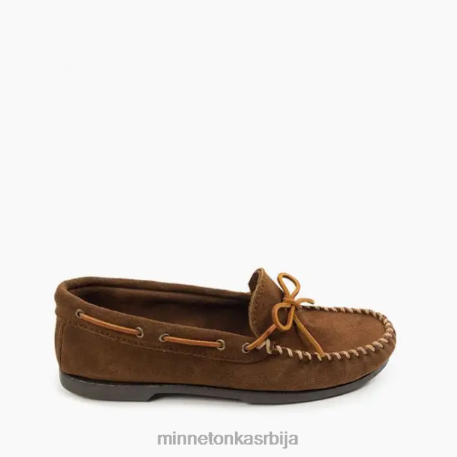 Minnetonka мушкарци прашњаво браон логор моц обућа T0JBP332