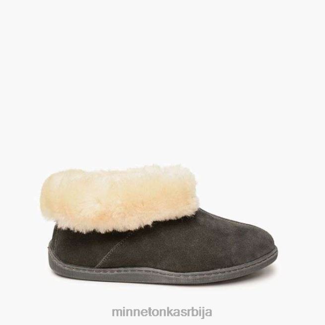 Minnetonka мушкарци угаљ глежњача од овчије коже обућа T0JBP415