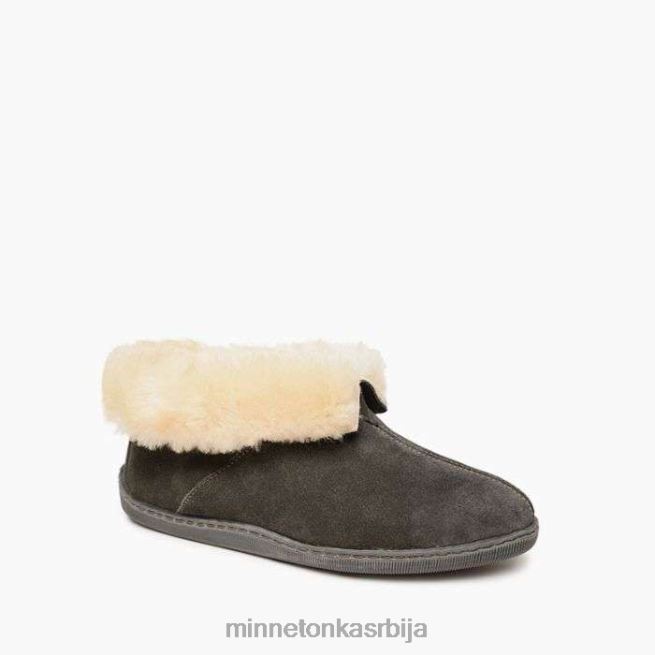 Minnetonka мушкарци угаљ глежњача од овчије коже обућа T0JBP415