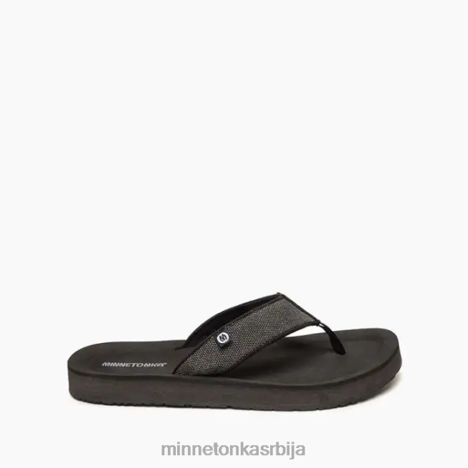 Minnetonka мушкарци црн вресак 1 обућа T0JBP444