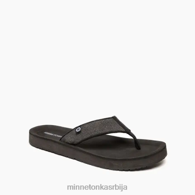 Minnetonka мушкарци црн вресак 1 обућа T0JBP444