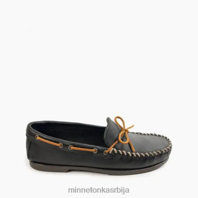 Minnetonka мушкарци црн логор моц обућа T0JBP331