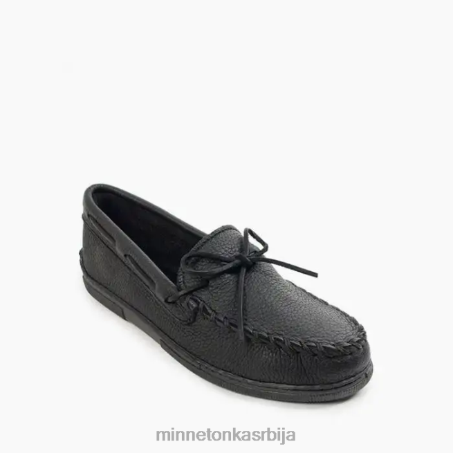 Minnetonka мушкарци црн моосехиде цлассиц обућа T0JBP324