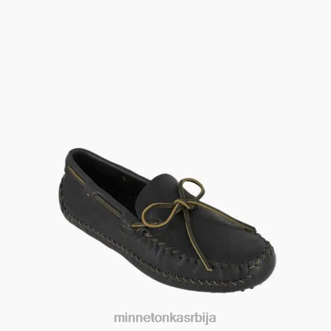 Minnetonka мушкарци црно/маслинасто пв вожње моц обућа T0JBP380
