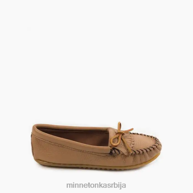 Minnetonka Жене моцха килти од јелење коже обућа T0JBP97