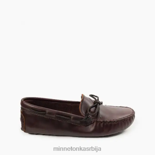 Minnetonka мушкарци тамно браон класични возач обућа T0JBP354