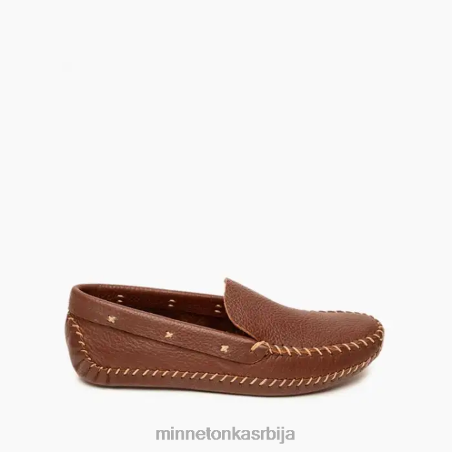 Minnetonka мушкарци браон п.в. мокасинке за вожњу са меким ђоном обућа T0JBP374