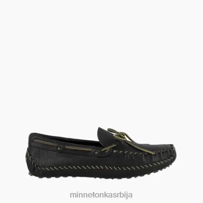 Minnetonka мушкарци црно/маслинасто п.в. вожње моц обућа T0JBP380